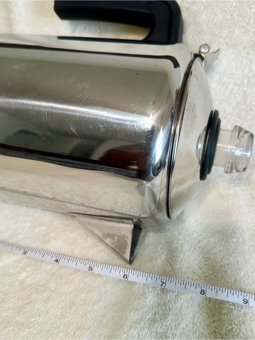 Arcosteel Stainless Steel Stovetop Coffee Percolator Vintage 18/10 Pot Camping